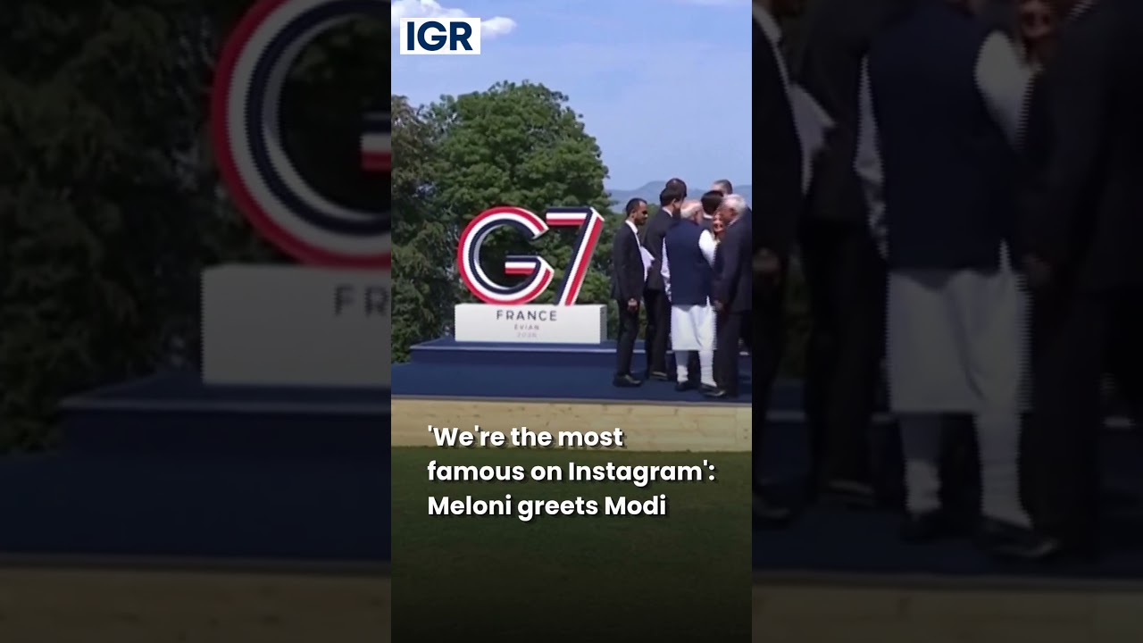 'We're the Most Famous on Instagram': Meloni Greets Modi at G7 | IGR | India Global Review