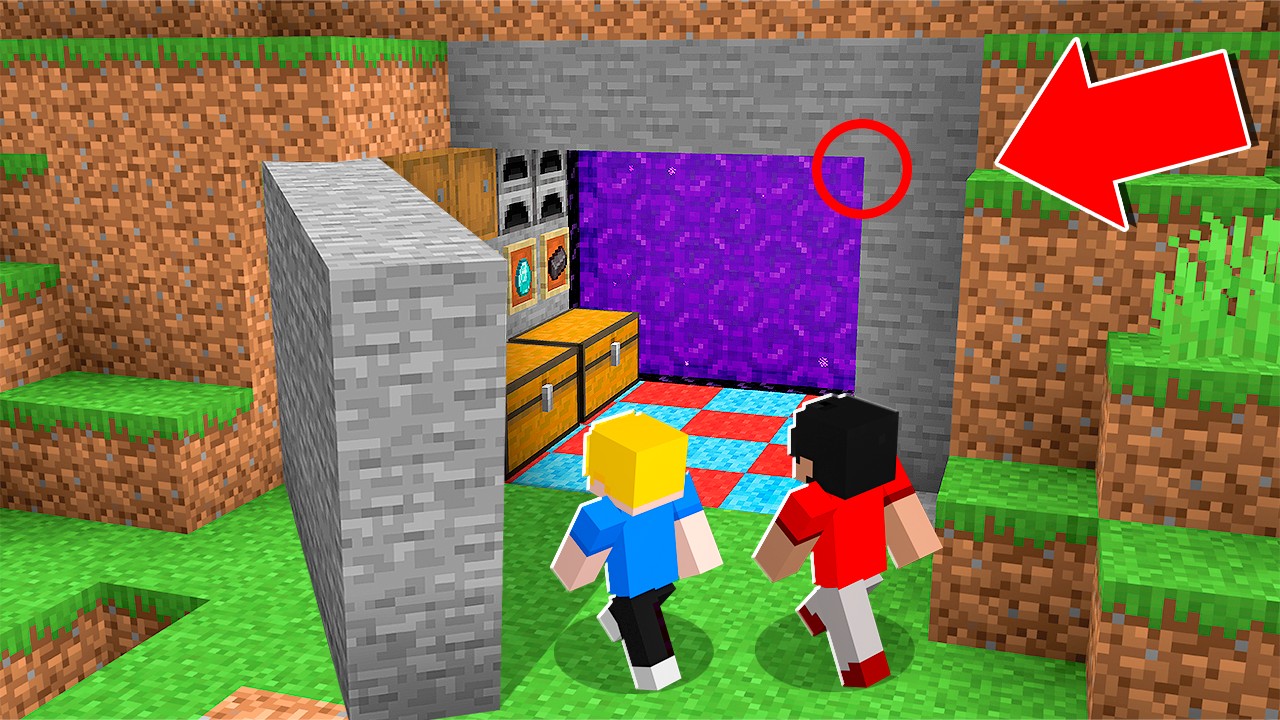 CONSTRUIMOS as MELHORES CASA SECRETAS no Minecraft!