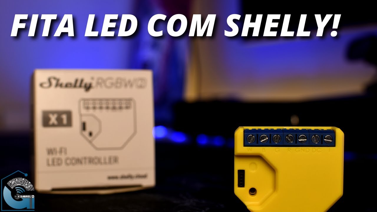Como instalar fita led - Shelly RGBW2