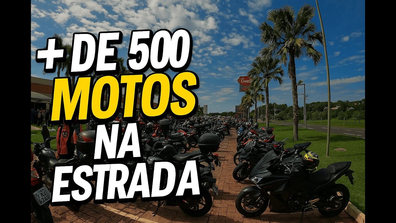 Rolê insano:  +500 Motos de São Bernardo a Piracicaba, Em Busca do Top Speed! #EP01 🏍🔥