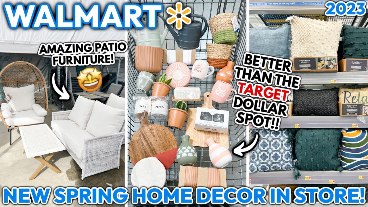 *2023* NEW Walmart Spring Decor x Better Homes & Gardens | Walmart Dollar Shop vs Target Dollar Spot