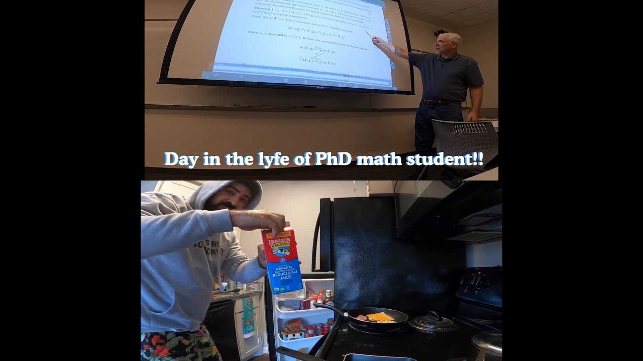 day in lyfe of PhD math student👨‍🎓