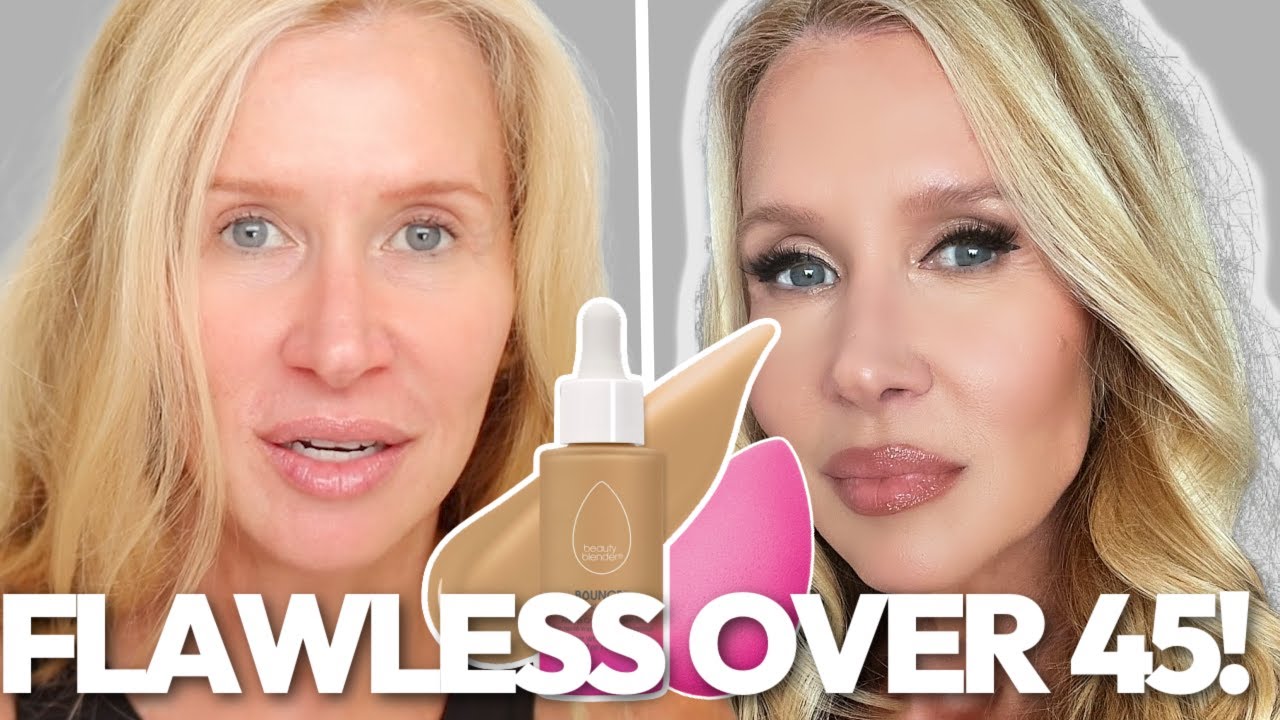 New Holy Grail Foundation For Women Over 45!?! | Beautyblender BOUNCE Always On Radiant Skin Tint