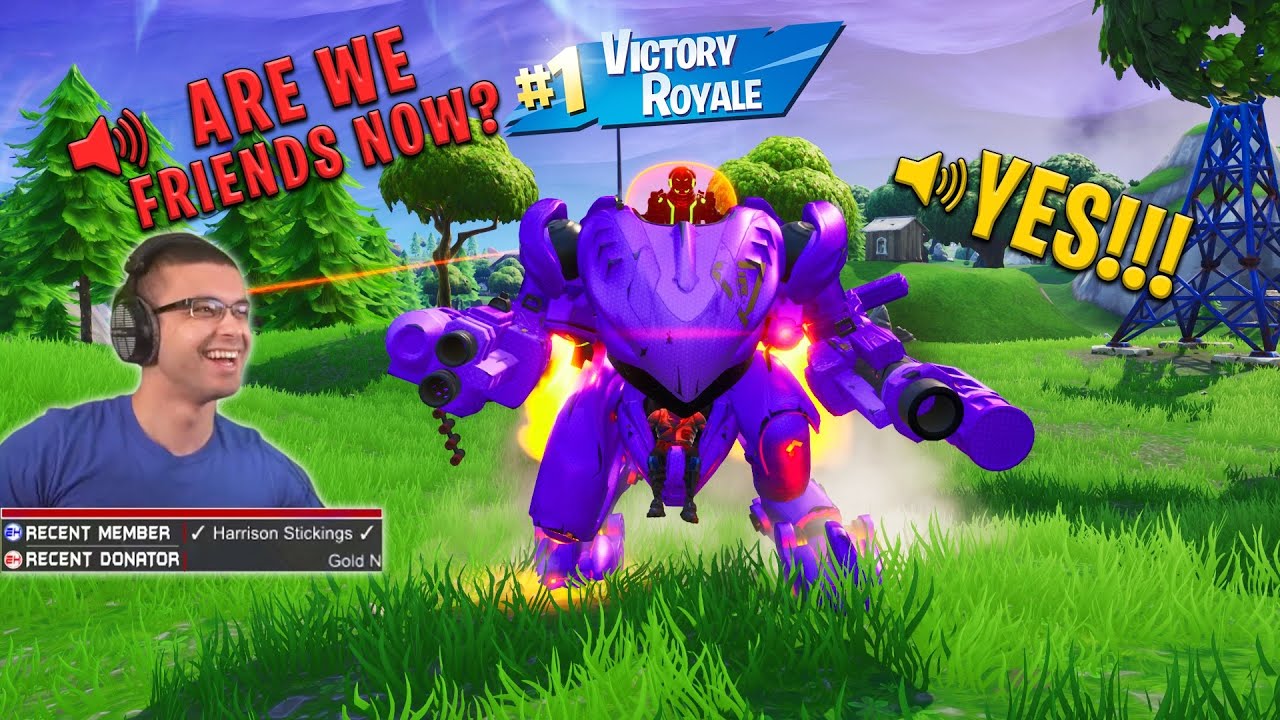 The story of how I met my NEW BEST FRIEND on Fortnite Random Duos...