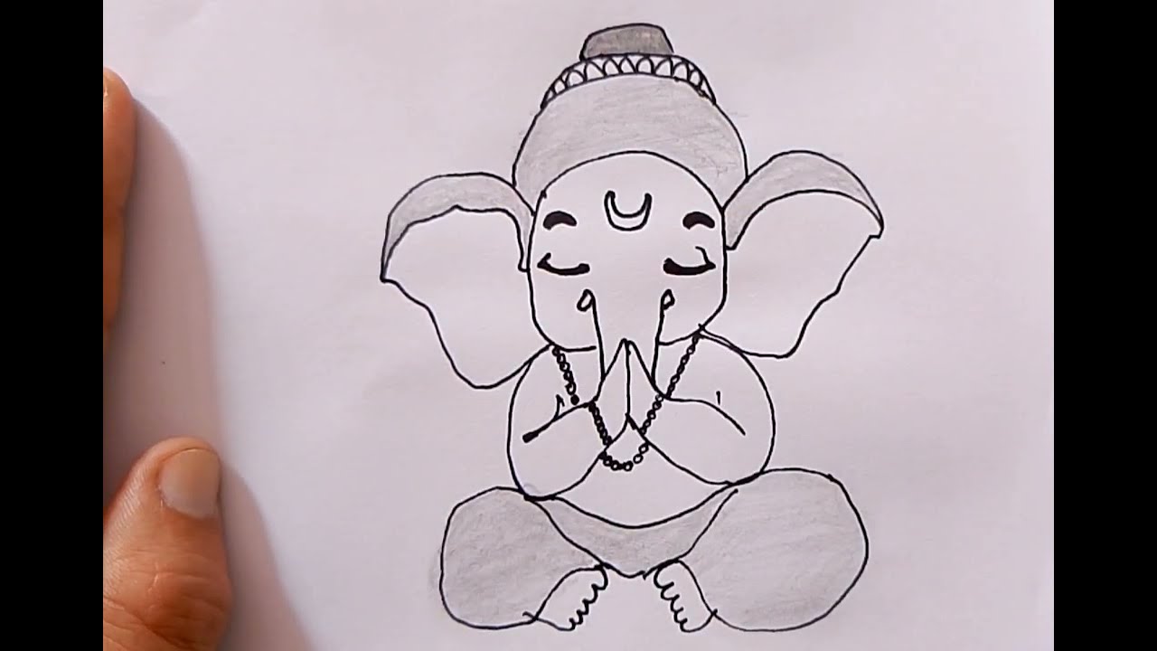 Bhagwan Ganesh drawing pencil art 🎨. Lord Ganesha drawing