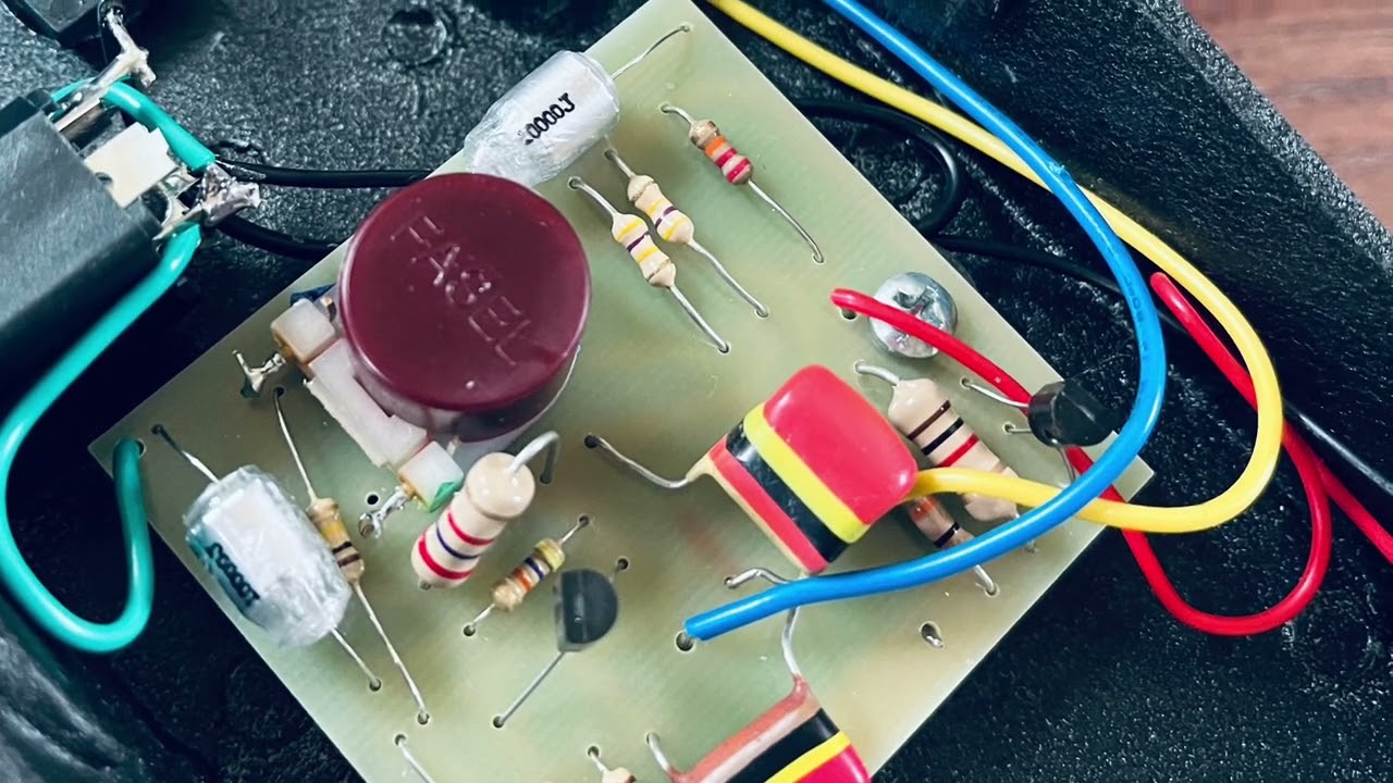 Custom Wah Pedal, Red Fasel