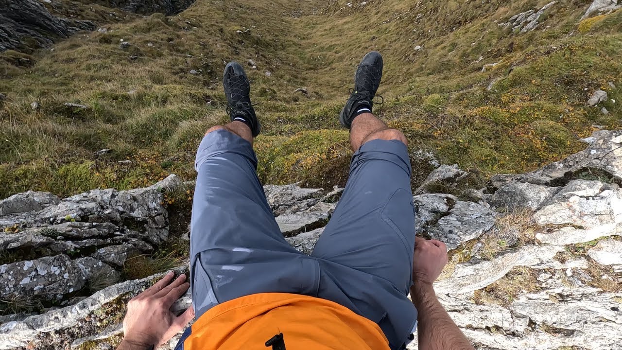 Überschreitung der Höfats 2259m solo - Vom Westgipfel zum Ostgipfel