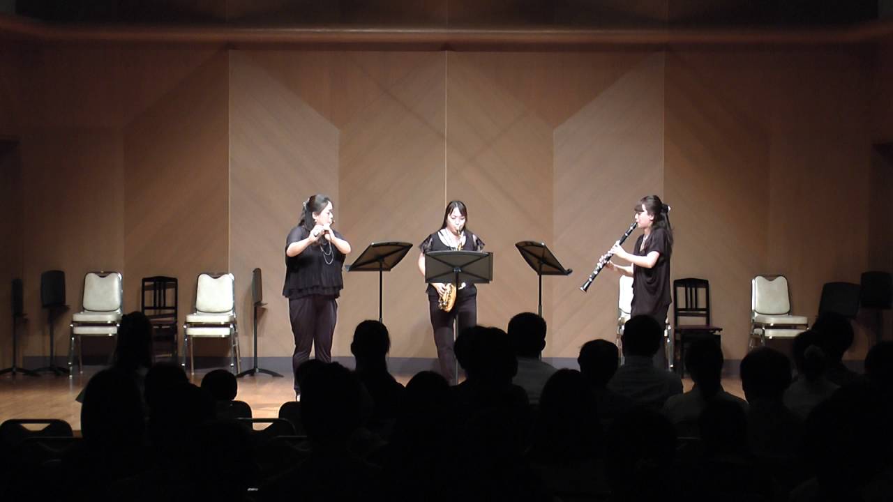 【木管３重奏】(Fl・Cl・A.SAX) Satellite(サテライト)～遠く離れた友へ／福島弘和　ウインドアンサンブル奏