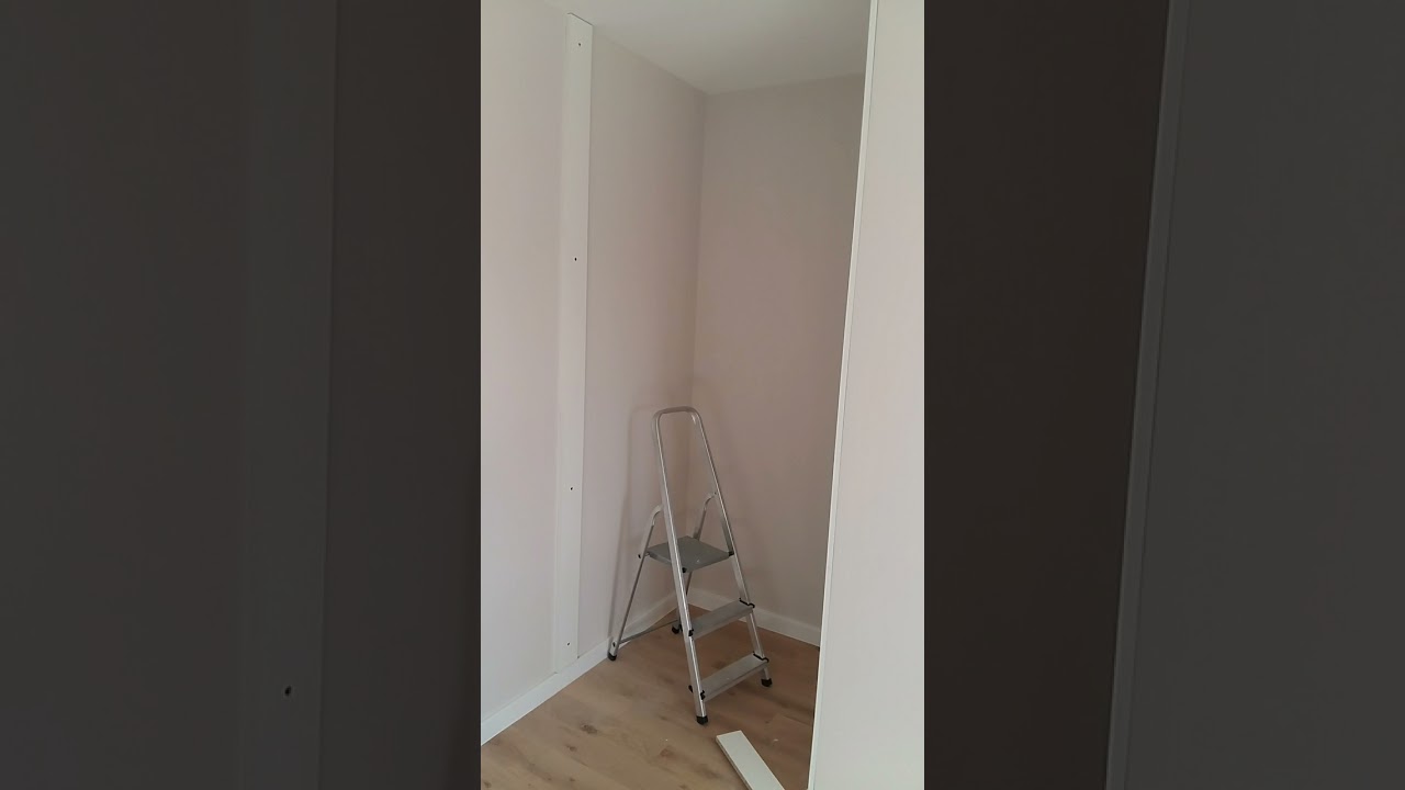 Cum sa faci un dulap in perete/How to build a wall dressing
