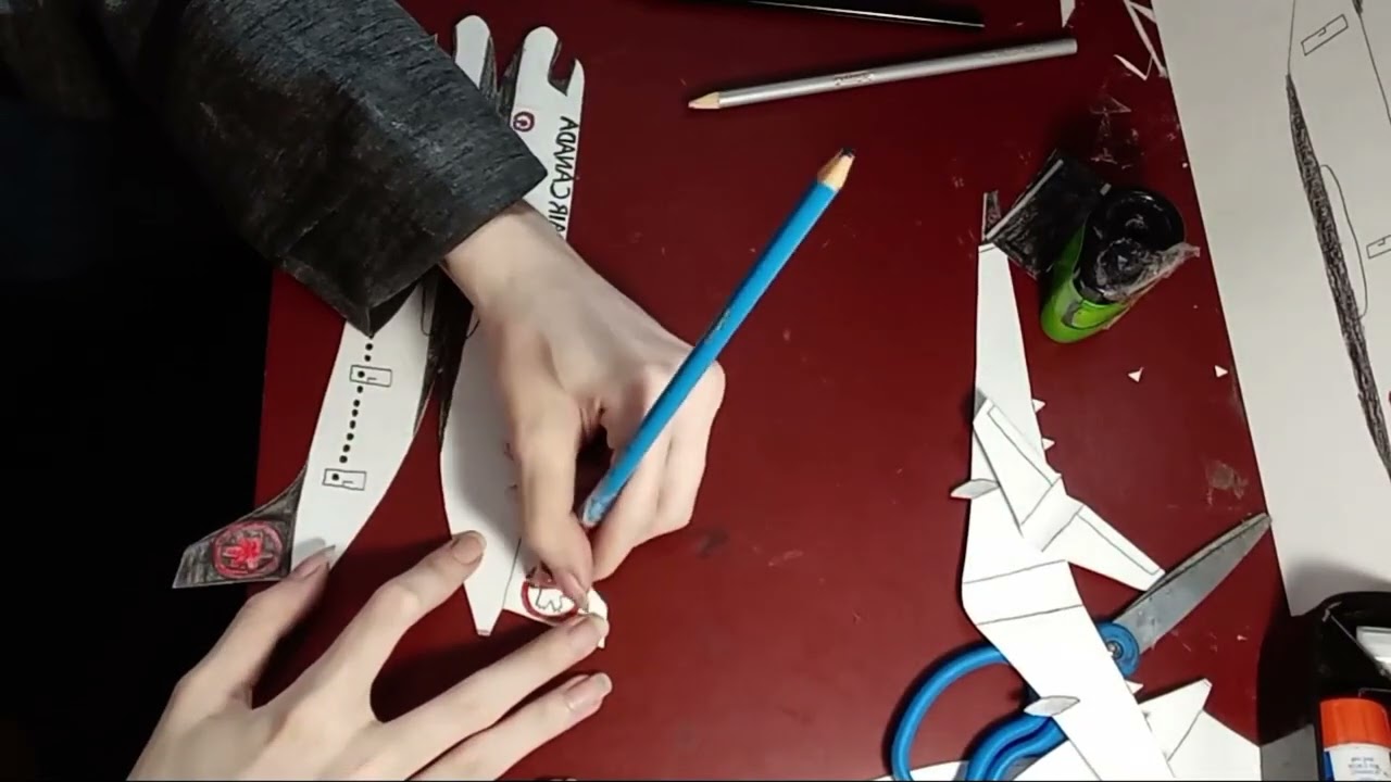 Making Air Canada 2017 Livery Airbus A321XLR time lapse (Added Music)