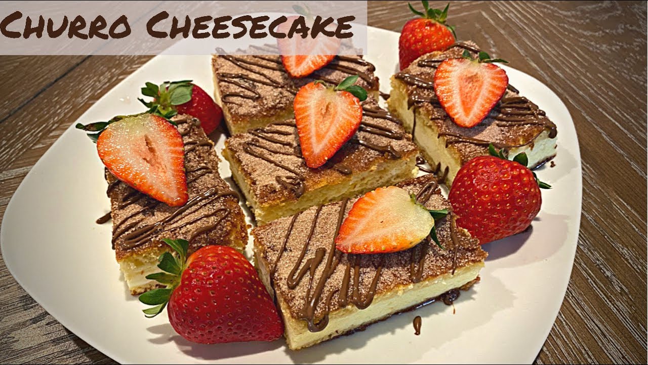 CHURRO CHEESECAKE - Delicioso - fácil