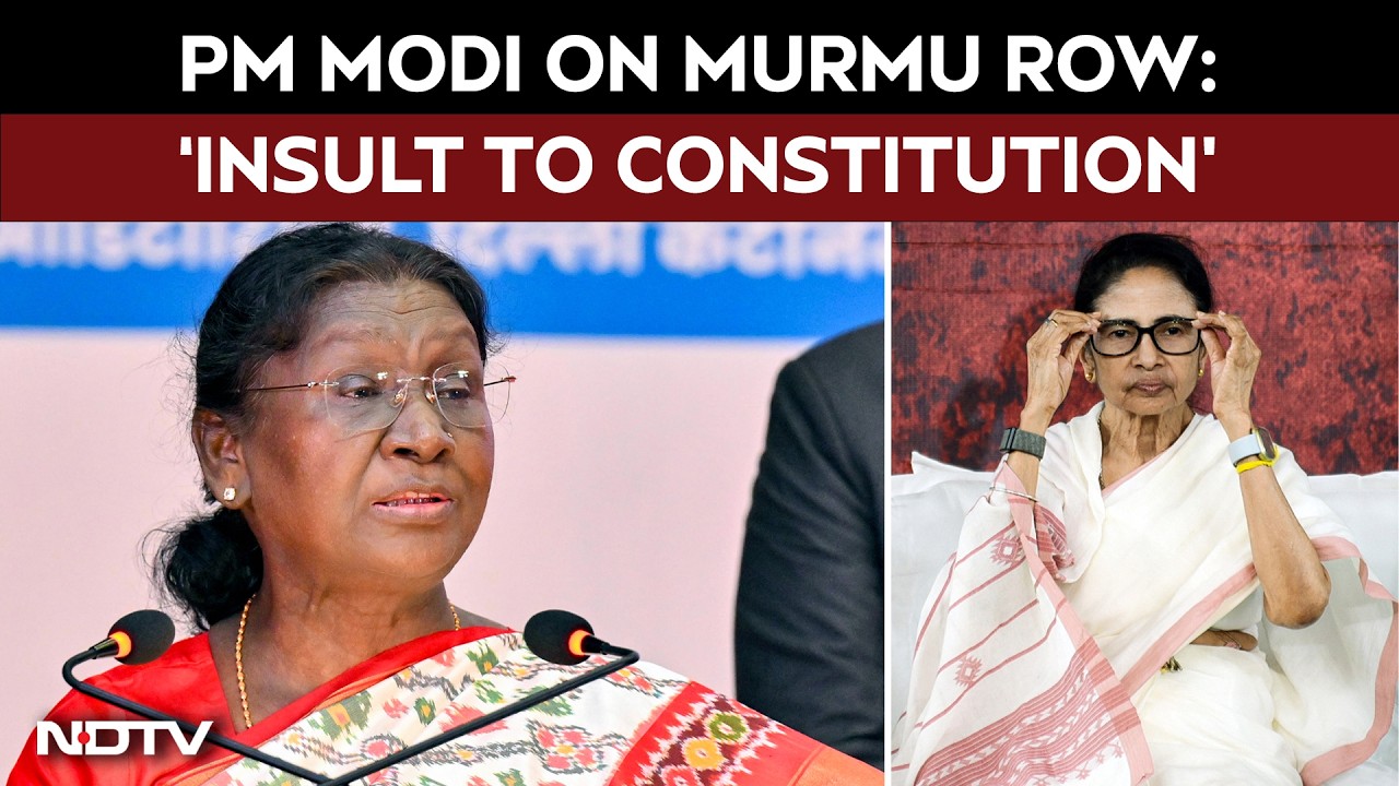 President Murmu Mamata Banerjee | PM Criticizes TMC Over Alleged Disrespect Toward President Murmu