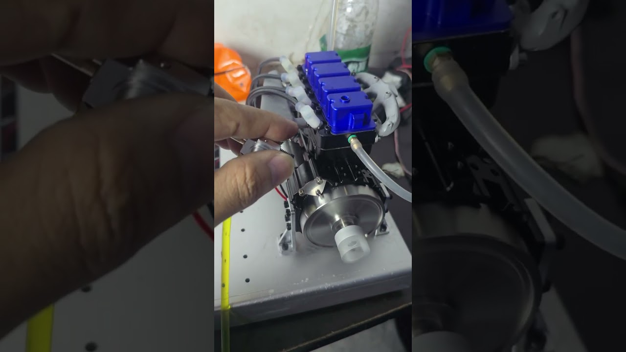 Test the Powerful CISON L4-205 Engine-EngineDIY 