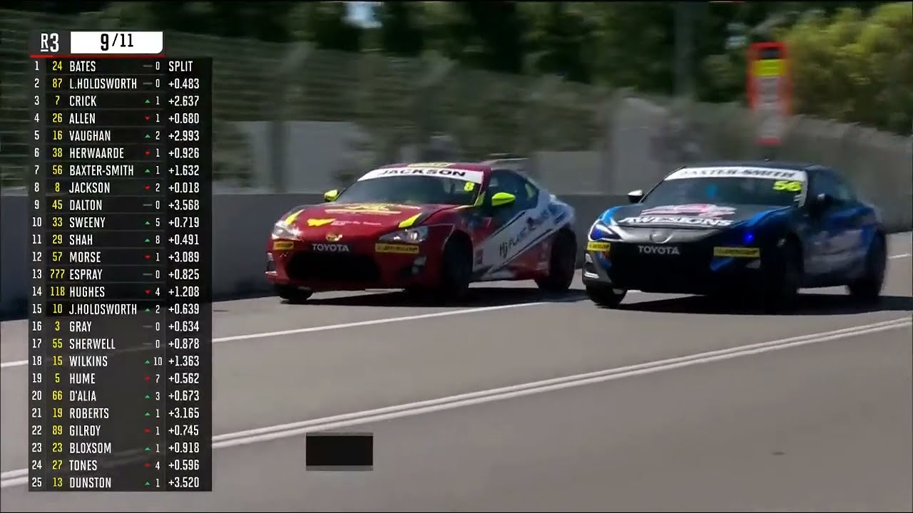 Side By Side For An Entire Lap