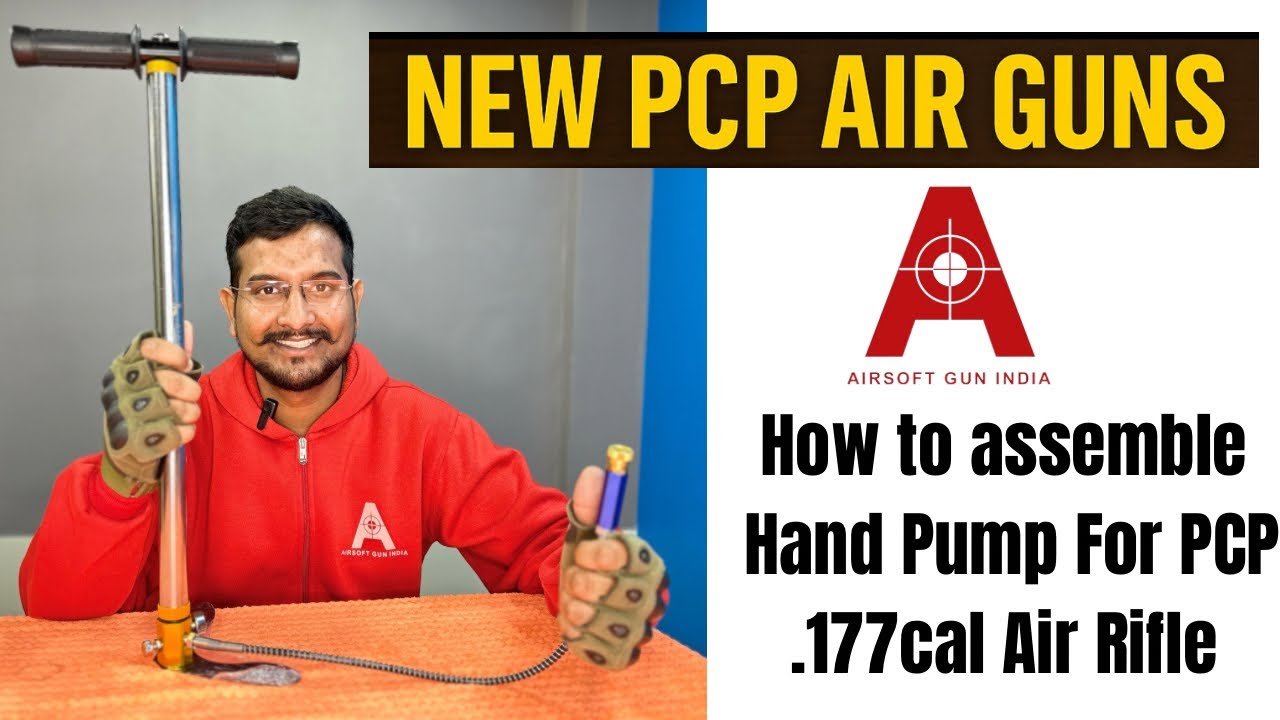 How to Assemble & Use PCP Air Rifle Hand Pump | Step-by-Step Guide by Airsoft Gun India