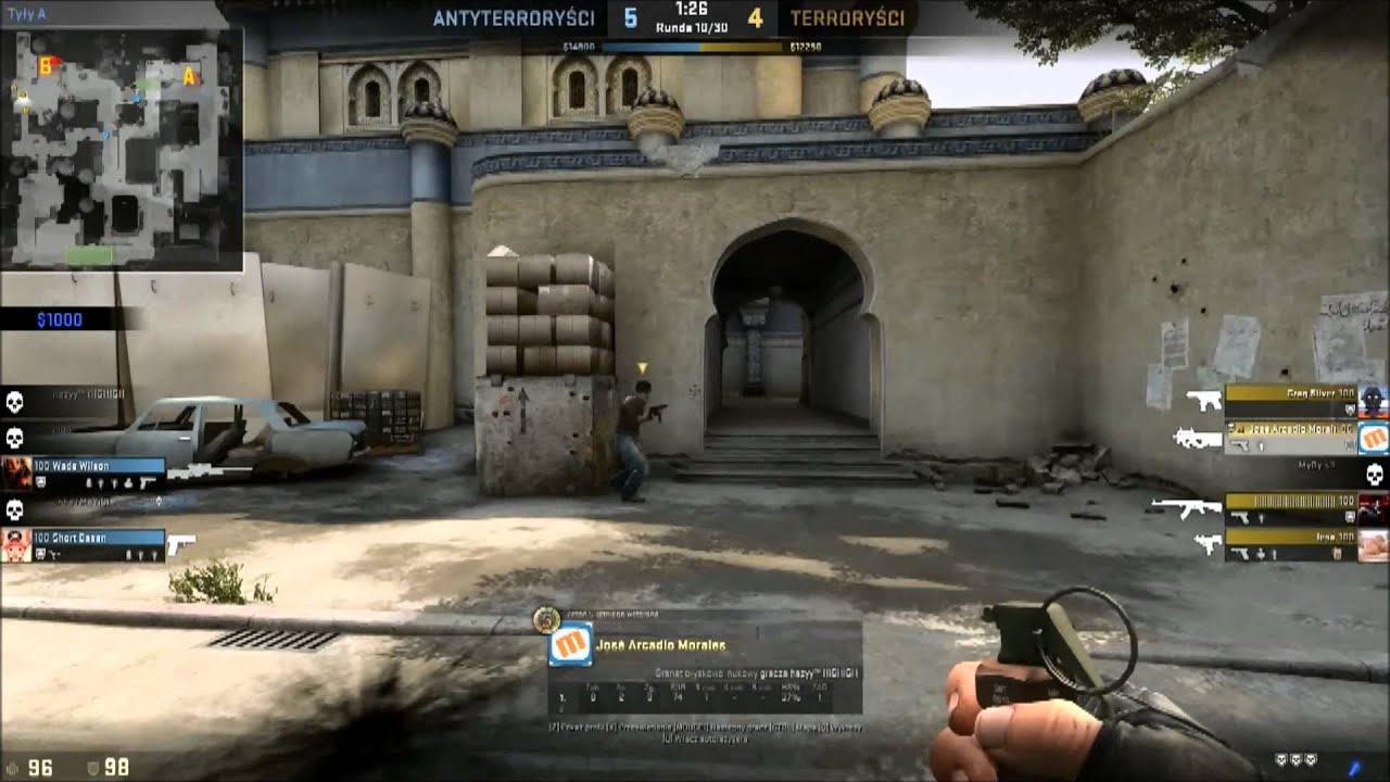 Power of p90 rush vs 5 awp on DD2, ACE