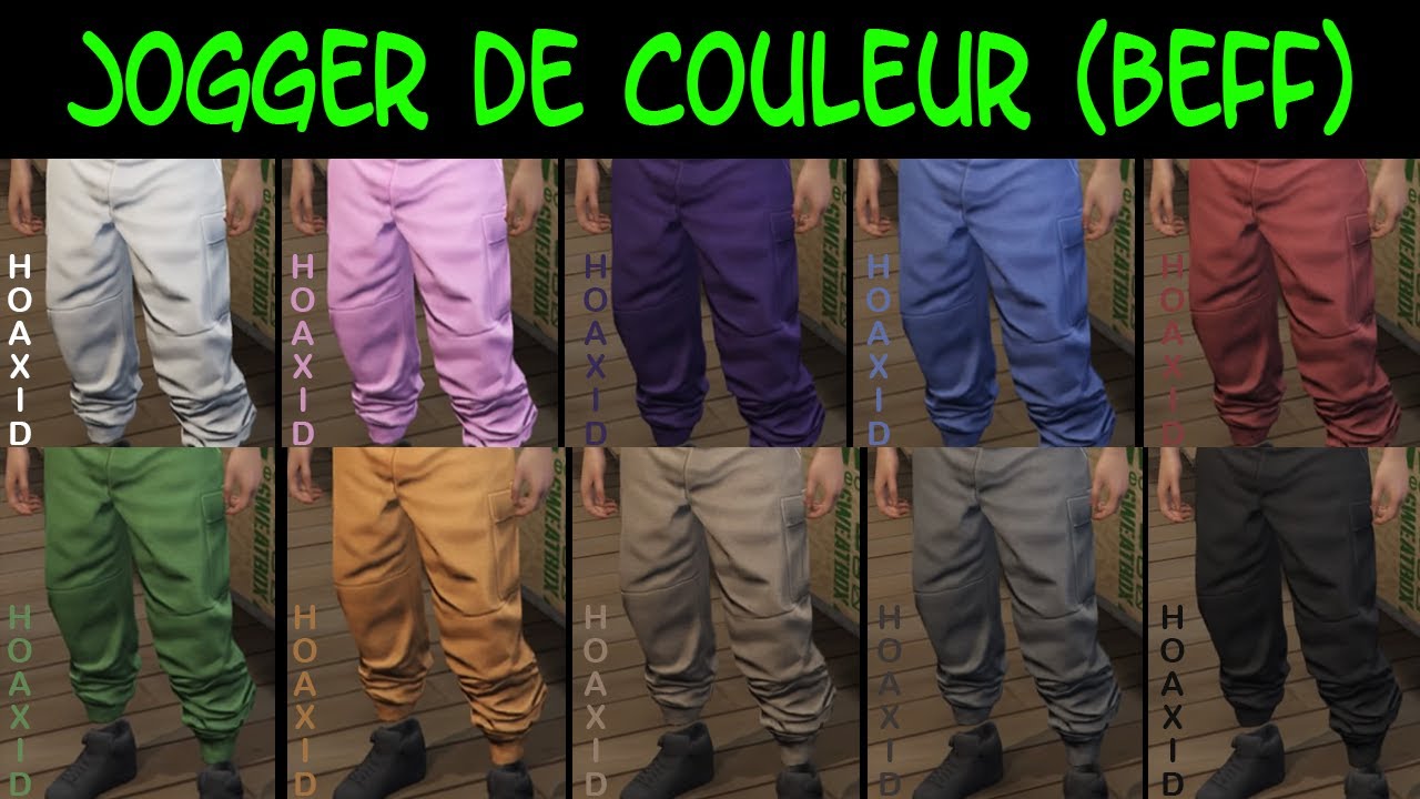 📌 TUTO : DEBUTER EN BEFF (CHANGER LA COULEUR DU JOGGER) | GLITCH GTA 5 ONLINE PS4