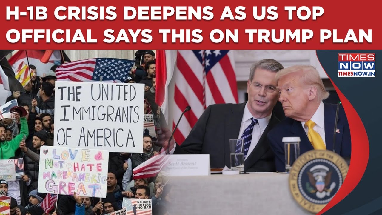 H-1B Visa Crisis Further Deepens After US Treasury Secretary's Explosive Remark On Trump Strategy