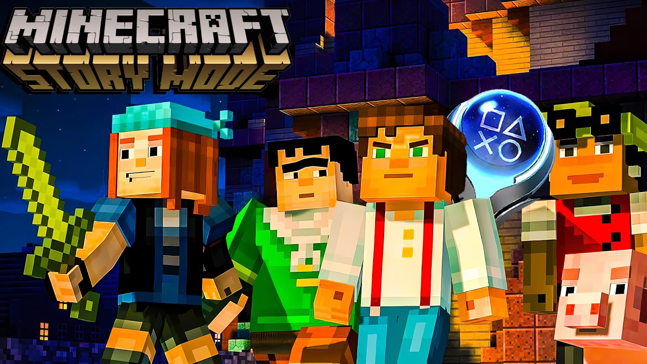 MINECRAFT STORY MODE Season 1 - 100% Platinum Walkthrough No Commentary