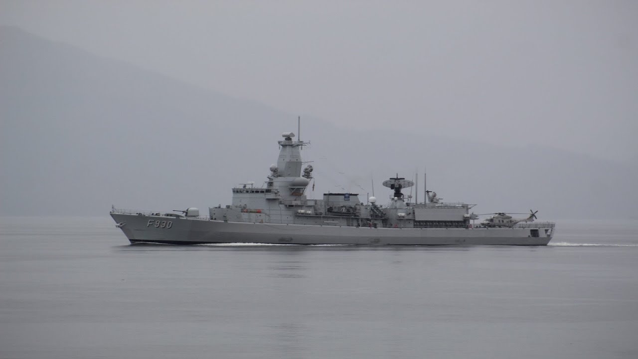 Joint Warrior 2020 | Frigates depart Glasgow | HD | KGV Docks