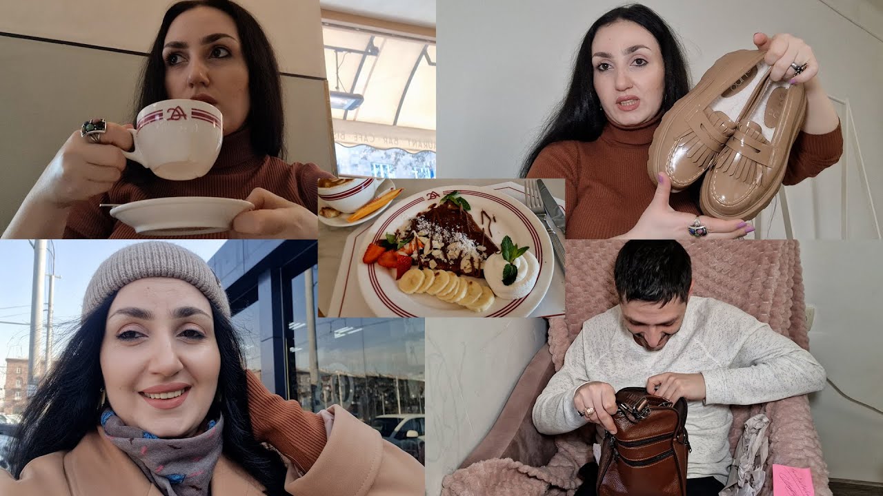 Գնեցի 2 զույգ կոշիկ👢/ Նոր սրճարան բացահայտեցի🧁/ Խորենի նվերը սիրահարների տոնին