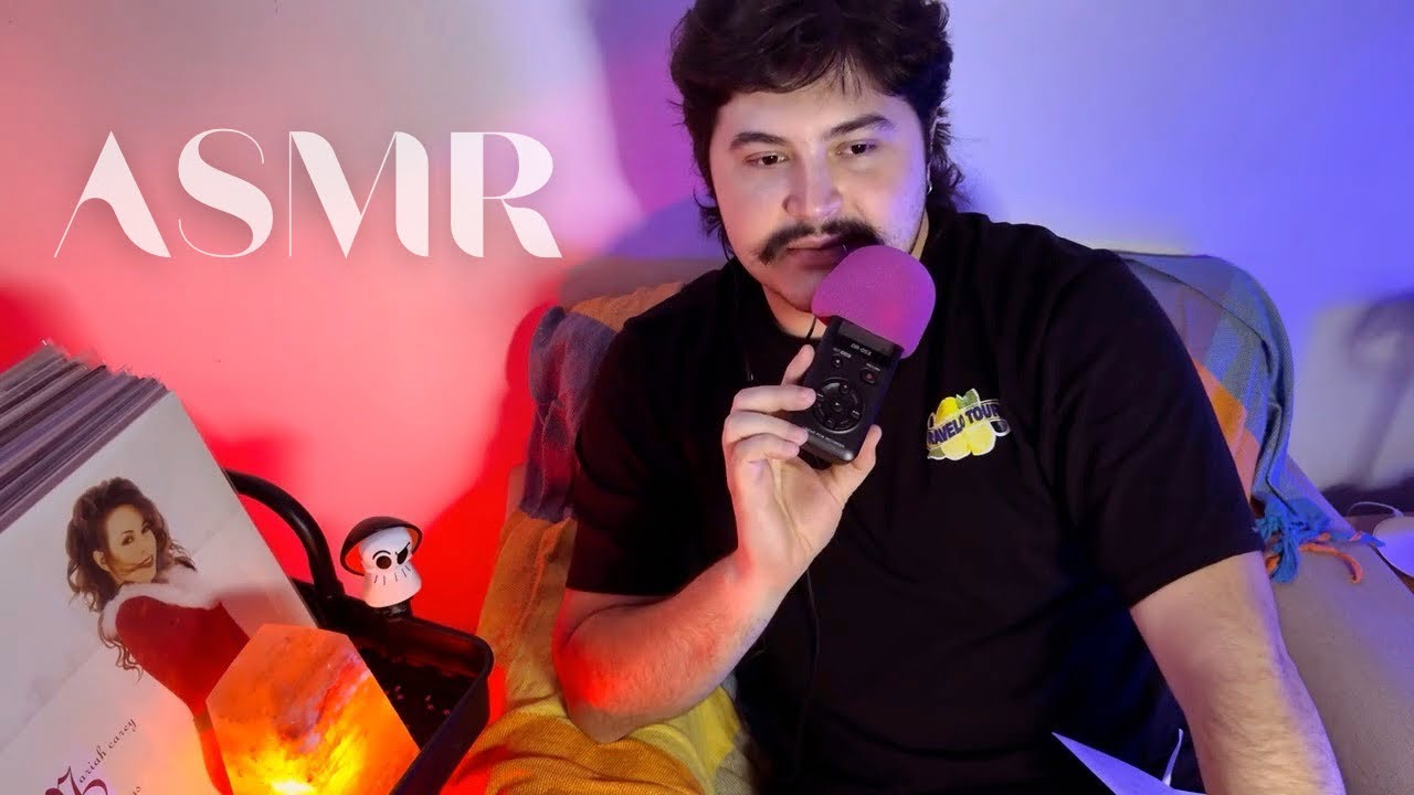 ASMR 🎉 28 FATOS SOBRE MIM COM TASCAM