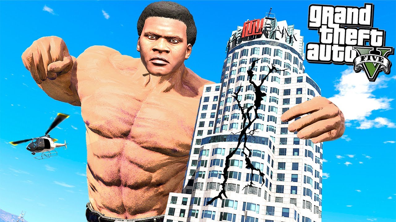 ФРАНКЛИН СТАЛ САМЫМ СИЛЬНЫМ ЧЕЛОВЕКОМ на ЗЕМЛЕ!! - GTA 5 Моды