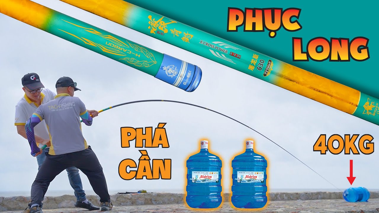 3 Bài Test Cần Hạng Nặng | Cần Guide Săn Hàng Phục Long Siêu Khỏe