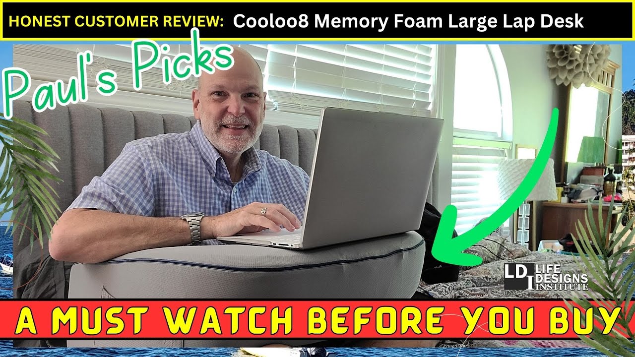 Paul's Picks: Cooloo8 Lap Pillow Review: The Ultimate Comfort Lap Desk Companion