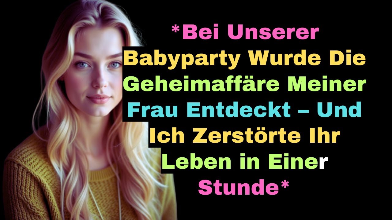 *Babyparty Enth&uuml;llt Die Geheimaff&auml;re Meiner Frau &ndash; Ihr Leben Zerst&ouml;rt in Nur Einer Stunde.*