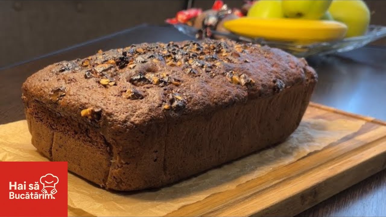 Cel mai bun chec cu banane și ciocolată | Așa de bun &icirc;nc&acirc;t &icirc;l poți m&acirc;nca pe tot odată