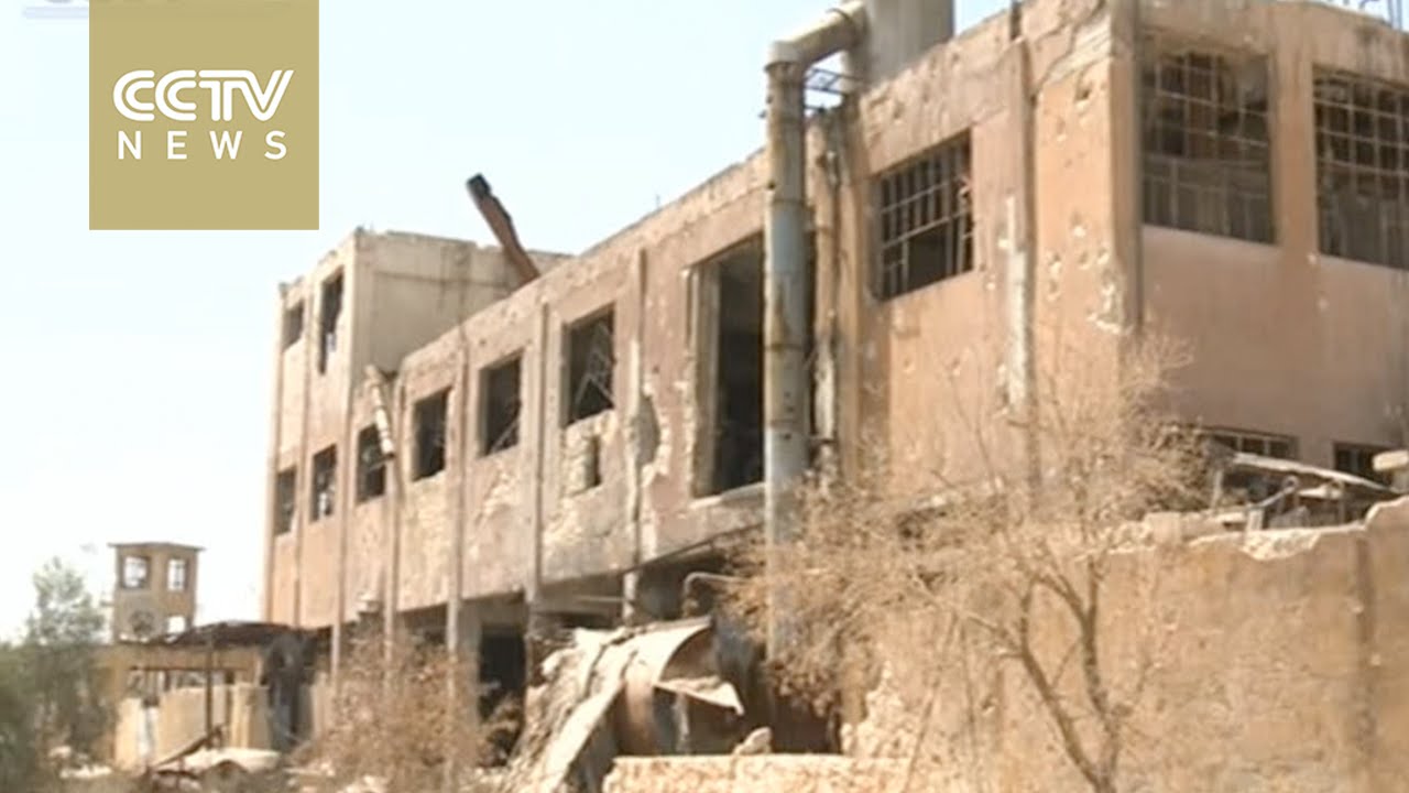Syrian city of Aleppo&rsquo;s industrial zone destroyed