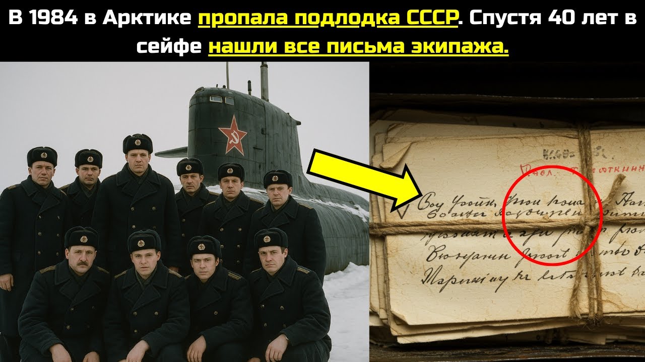 В 1984 в Арктике пропала подлодка СССР. Спустя 40 лет в сейфе нашли все письма экипажа...