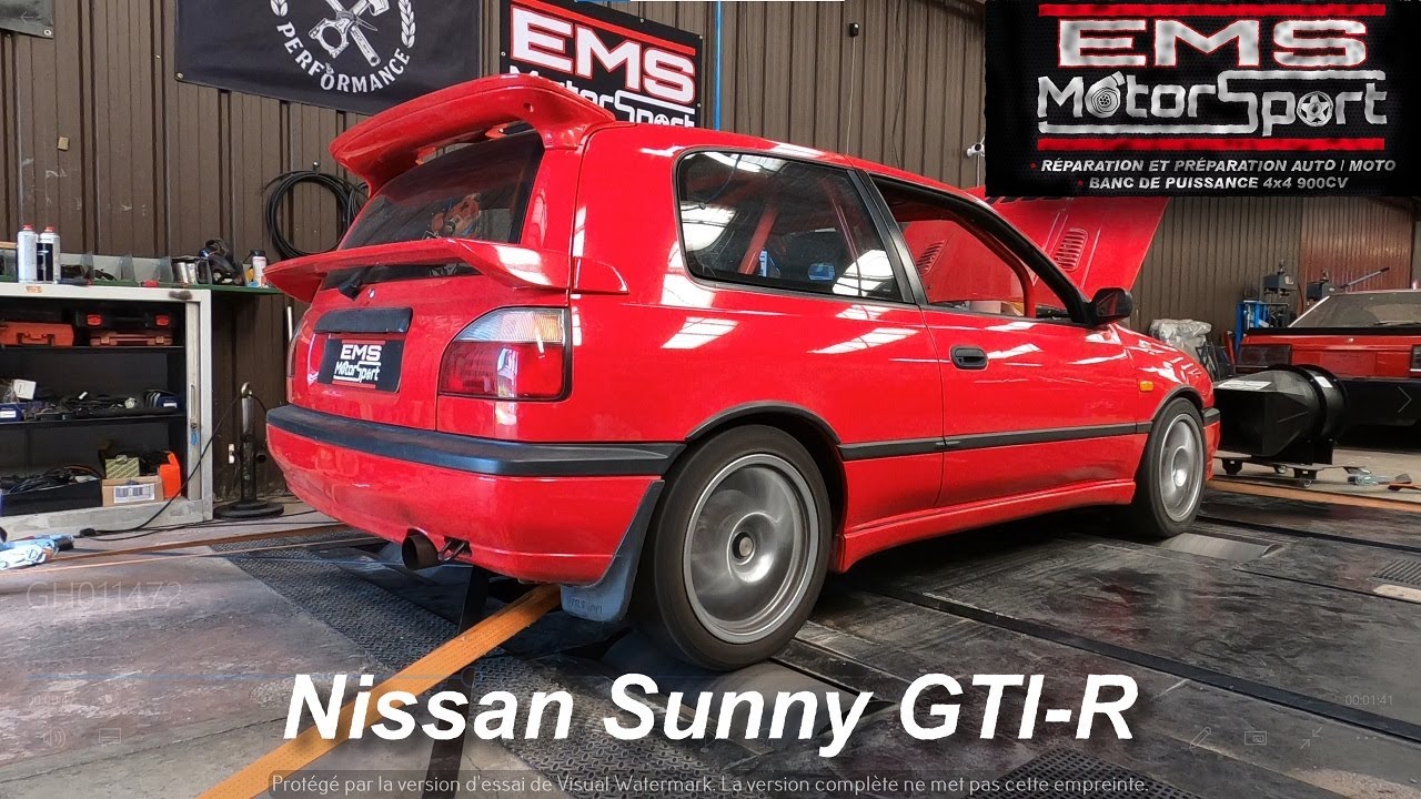 Une Nissan Sunny GTI-R préparée !
