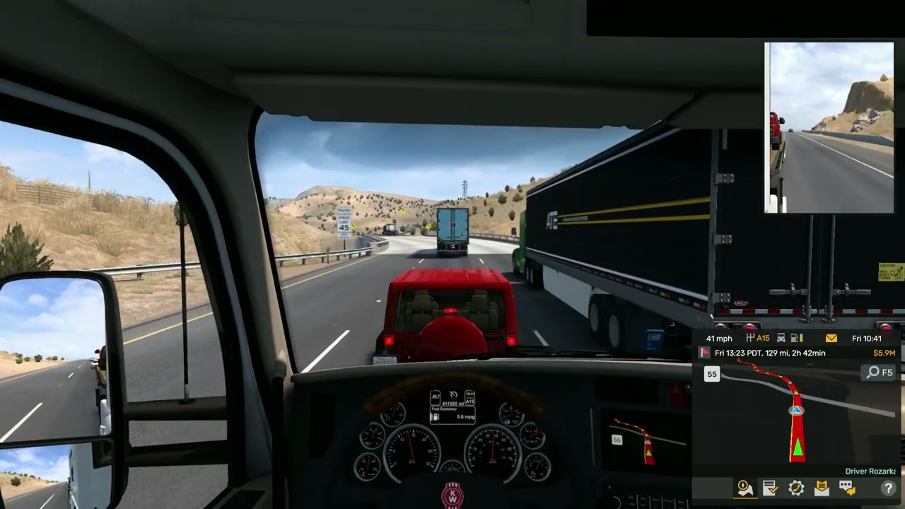 American Truck Simulator #21 Oxnard-Huron Medium Truck Chassis (No music, chill driving)
