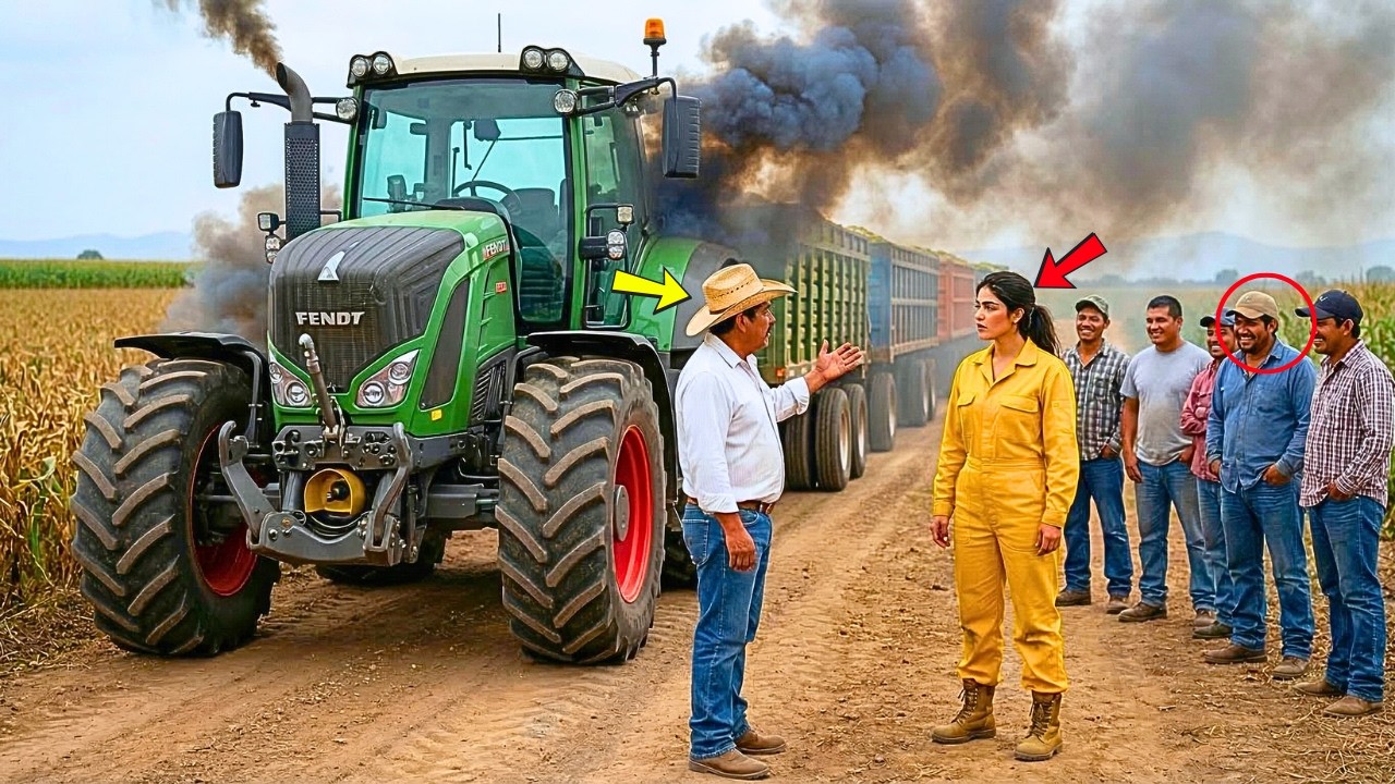 EL TRACTOR FENDT MÁS NUEVO DE LA GRANJA SE DETUVO… HASTA QUE ELLA REVELÓ EL PROBLEMA, ENTONCES..