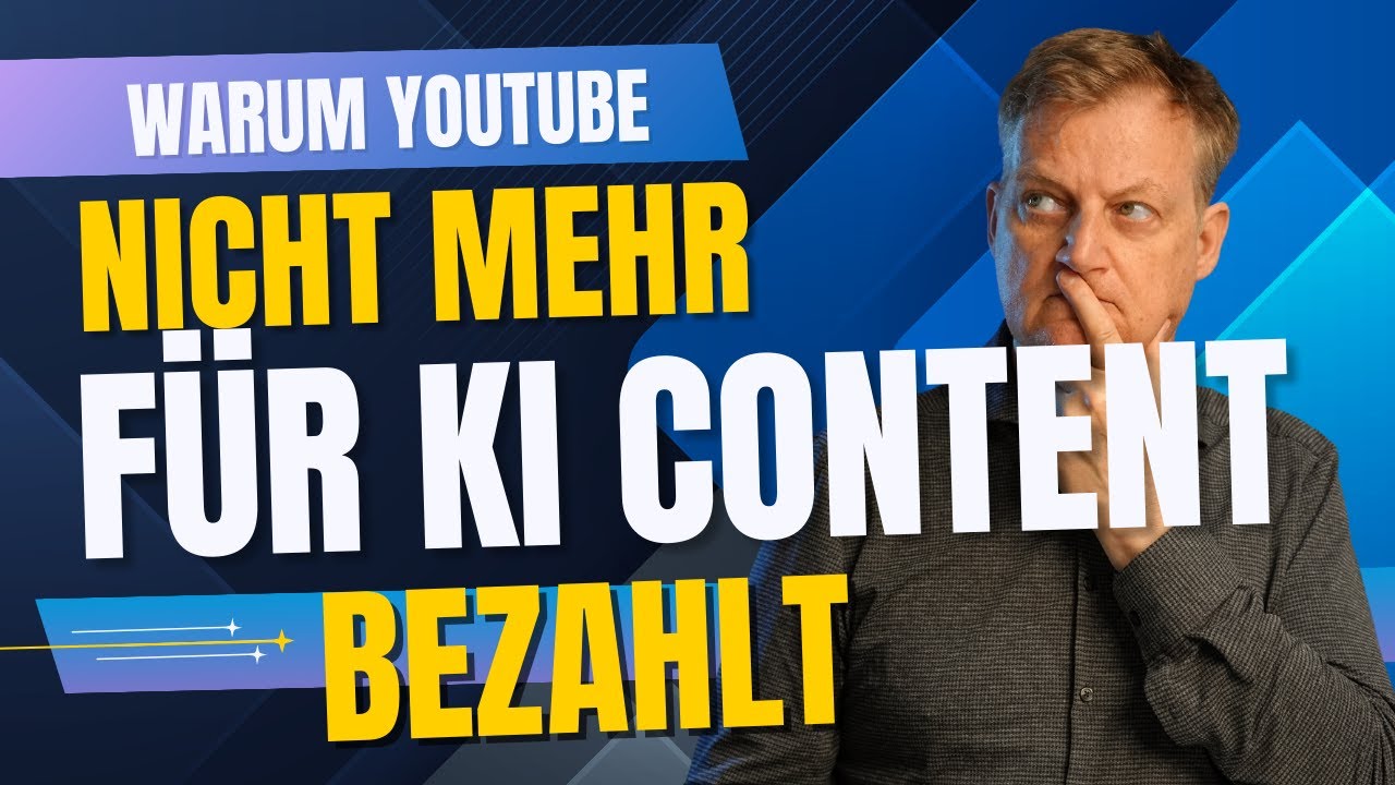 Youtube stellt Monetarisierung für reine KI-Videos ein – und das ist gut so!