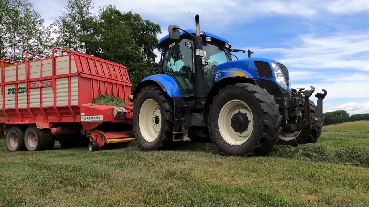Pöttinger Europrofi 3 | Grassilieren 2020 | Grasfieber - Ab ins Grüne | New Holland T6090
