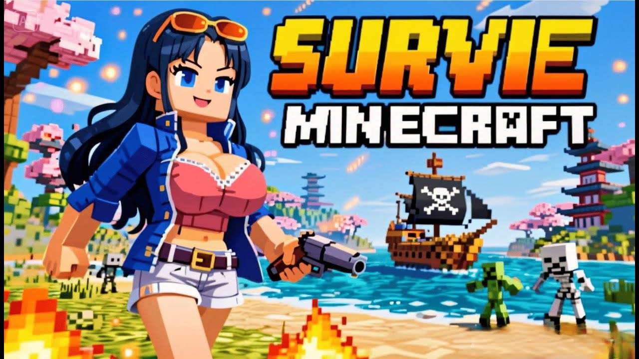 SURVIE ONE PIECE Minecraft Tueur de Dragon ! 5
