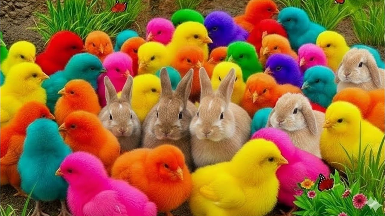 Tangkap Ayam Lucu, Ayam Warna Warni, Ayam Rainbow Gokil, Kelinci, Kucing Lucu, Bebek, Hewan Lucu