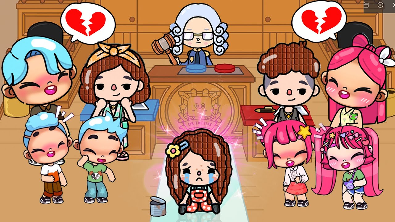 Cô Gái Tóc Chocolate Tội Nghiệp   | Toca Life Story | Toca Boca