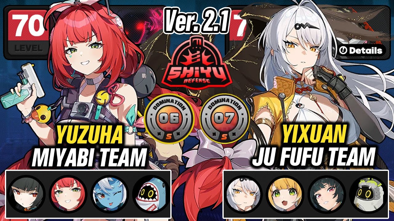 NEW Shiyu Defense 6-7 - M0W0 Yuzuha & Yixuan Teams | Zenless Zone Zero 2.1