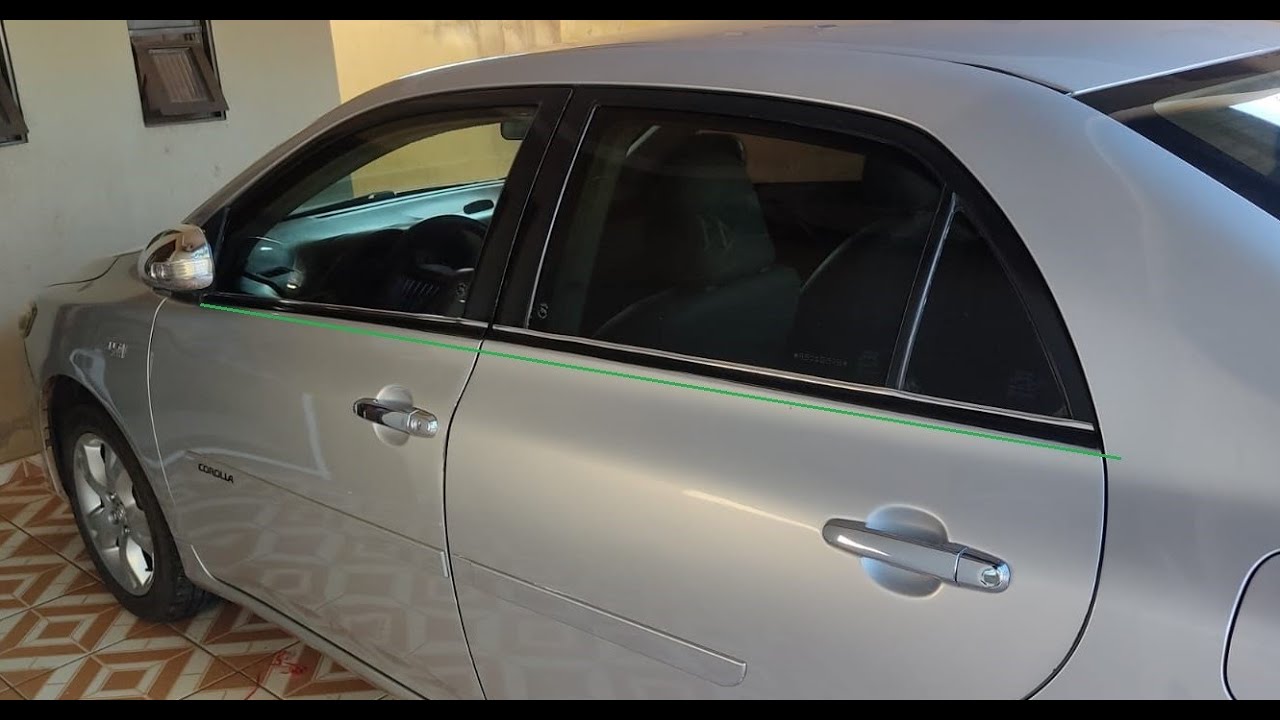 Como Instalar Friso na Pestana do Vidro do Corolla @economizeefacavocemesmo