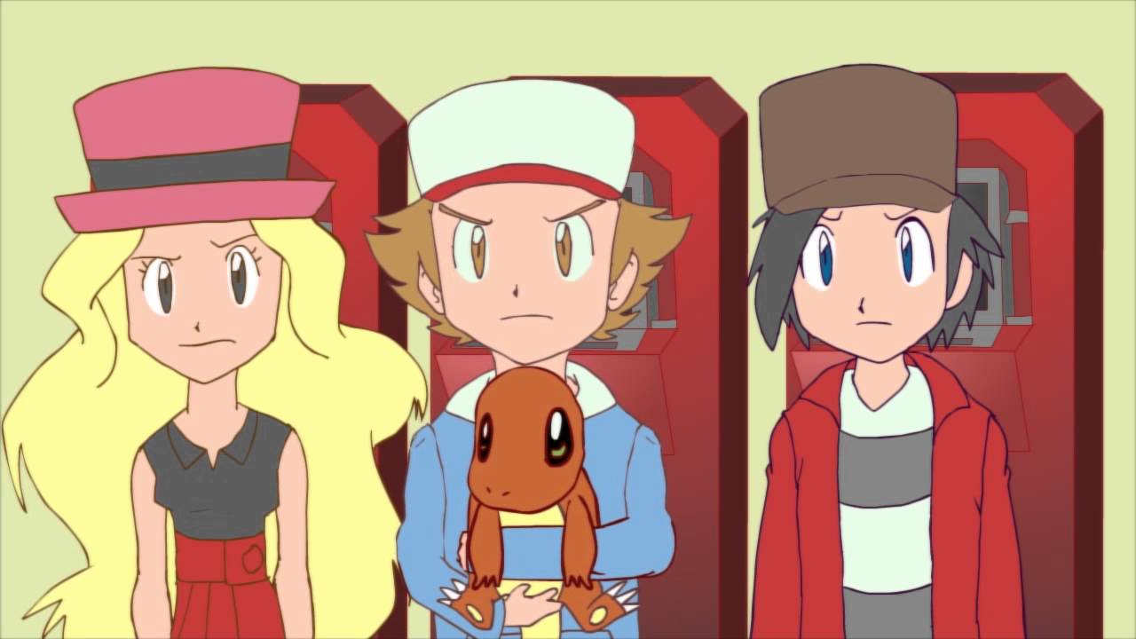 Pokemon XY Starters Final evolution animation