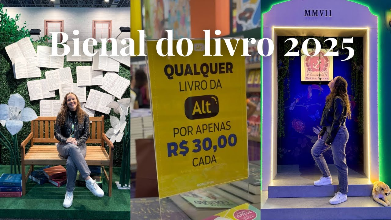 PRIMEIRO DIA DA BIENAL DO LIVRO 2025 | preços