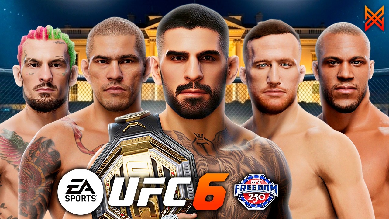 I Created The UFC Freedom 250 Event In UFC 6🔥
