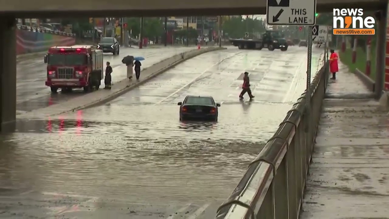 Heavy Rain Floods Highways, Cuts Power in Toronto | News9