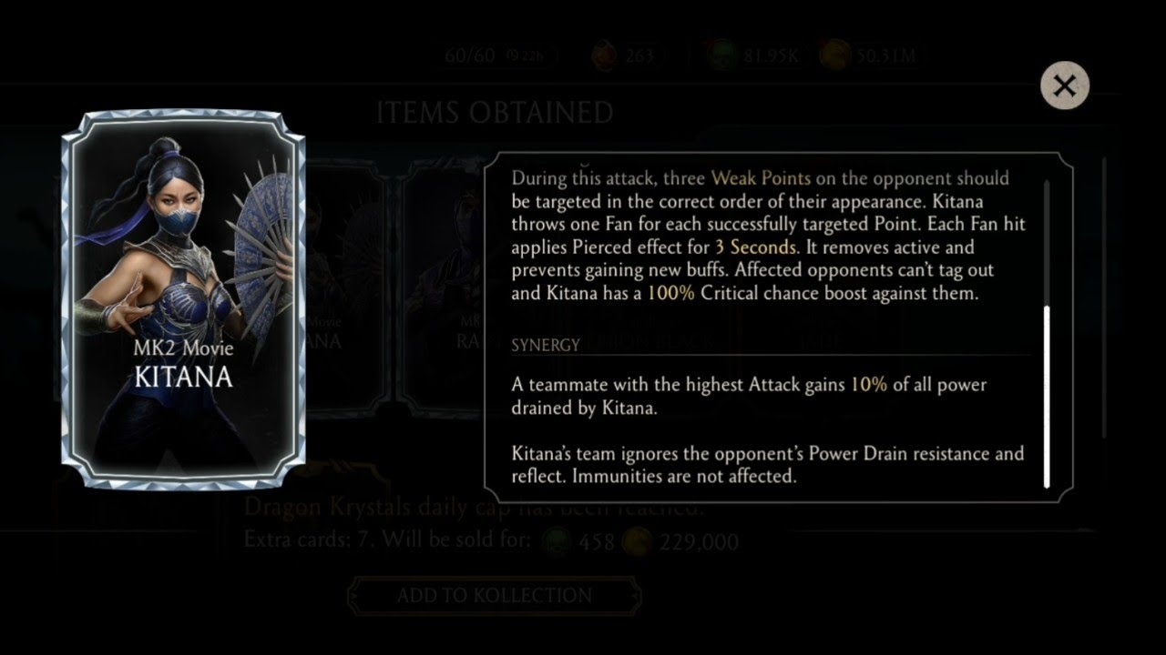 MK mobile MK2 KITANA SUMMON PACK OPENED #mkmobile #mk2 #gaming #games #smartphone #viral