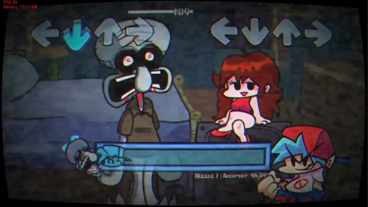 FNF Mistful Crimson Morning Old Doomsday