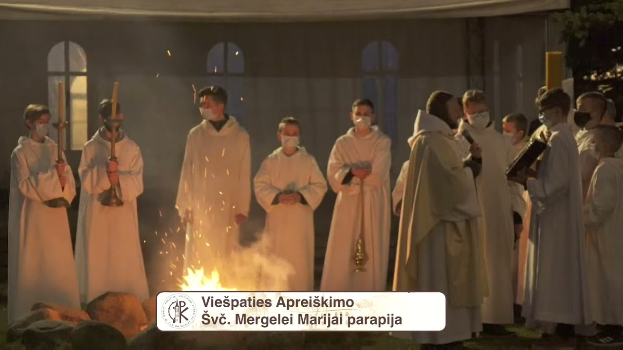 2021-04-03 Velykų vigilija | Šv. Mišios, Kretinga | br. Juozapas Marija Žukauskas OFM
